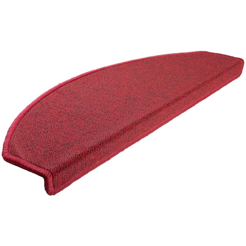 Image of VIDAXL Vidaxl - Carpet Stair Treads 15 pcs Bordeaux Red 65x24x4cm 133889
