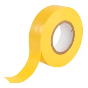 Image of Ultratape Yellow PVC Electrical Insulating Tape 19mm x 20m