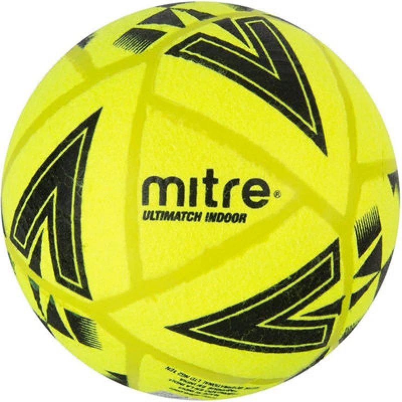 Image of Mitre Ultimatch Indoor Football Yellow/black (5)