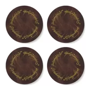Image of Lord Of The Rings Elvish Script Coaster Set