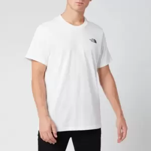 Image of The North Face Mens Simple Dome Short Sleeve T-Shirt - TNF White - M