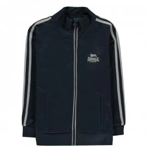Image of Lonsdale Track Jacket Junior Boys - Navy/White