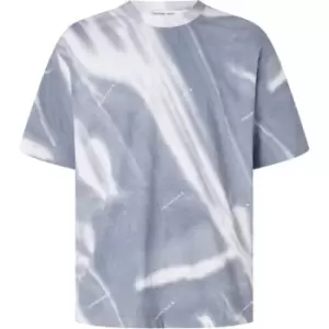 Image of Calvin Klein Jeans Motion Blur Aop Tee - Grey
