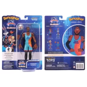 Image of Noble Collection Space Jam: A New Legacy Lebron James BendyFig 7.5" Action Figure