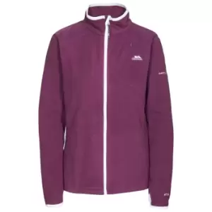 Image of Trespass Womens/Ladies Saskia Full Zip Fleece Jacket (XS) (Blackberry)