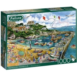 Image of Jumbo Falcon de luxe Newquay Harbour Jigsaw Puzzle - 1000 Pieces