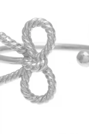 Image of Ladies Olivia Burton Silver Plated Vintage Bow Ring OBJ16VBR03