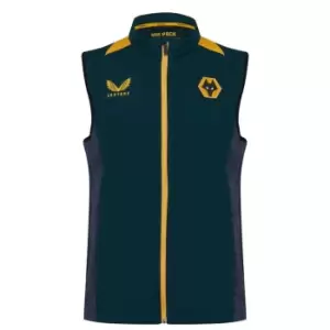 Image of Castore Wolves Gilet Mens - Green