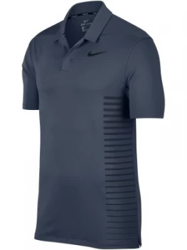 Image of Mens Nike Dry Print Polo Thunder