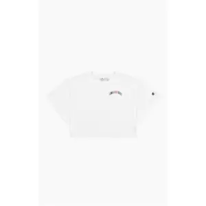Image of Champion Crop Collegiate T Shirt - White