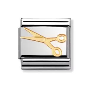 Image of Nomination Classic Gold Little Scissors Charm