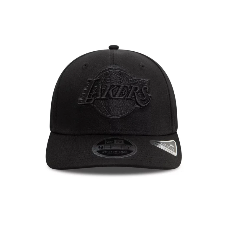Image of New Era 9FIFTY NBA Tonal Stretch Los Angeles Lakers Cap Black S - M