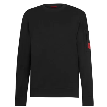 Image of Hugo Darogol Crew Sweatshirt - Black