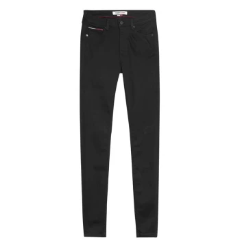 Image of Tommy Jeans Sylvia Hr Super Skny Stbks - 1BZ STATEN BLK