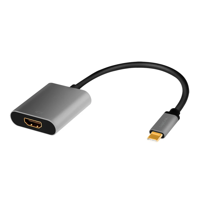 Image of LogiLink CUA0103 cable gender changer USB 3.2 Gen1 Type-C HDMI-A Black