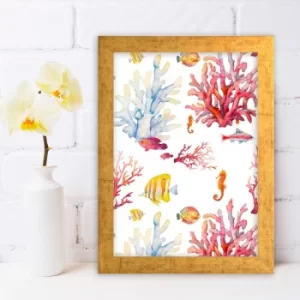 Image of AC600576809 Multicolor Decorative Framed MDF Painting