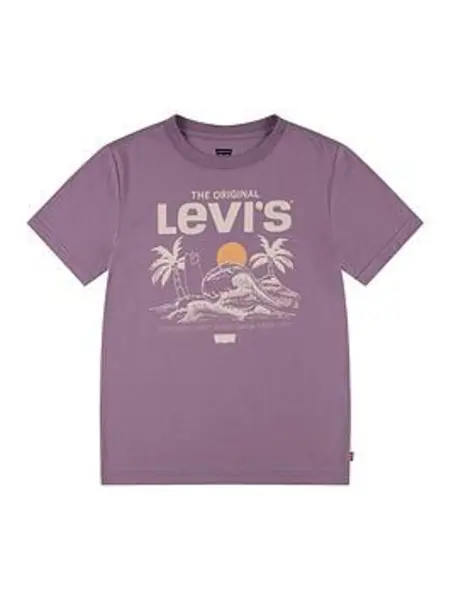Image of Kids Coastline View Tee - Purple / Dusky Orchid