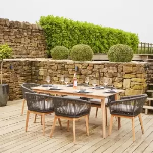 Image of Pacific Lifestyle Honolulu Dining Set - Grey