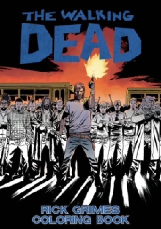 Image of The Walking Dead Rick Grimes Adult Coloring Book by Robert Kirkman Paperback