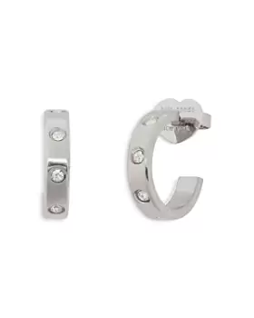 Image of kate spade new york Set in Stone Huggie Hoop Earrings