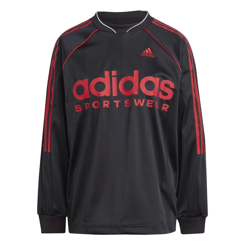 Image of adidas Jacquard Long-Sleeve Jersey Womens - Black 2XS