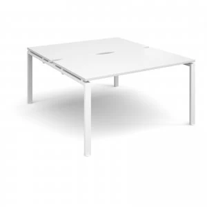 Image of Adapt II Starter Units Back to Back 1400mm x 1600mm - White Frame whi