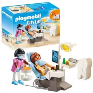 Image of Playmobil City Life Hospital Dentist with Tooth Storage Box (70198)