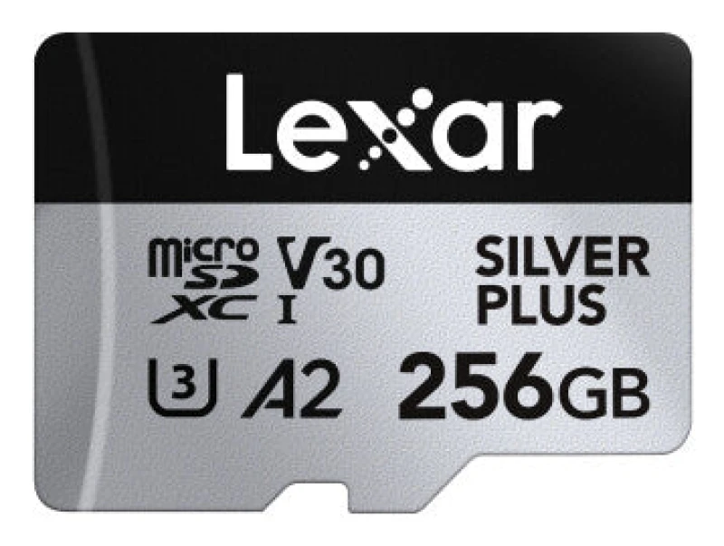 Image of Lexar microSDXC Silver Plus UHS-1 256GB V30 R205/W150MB/s