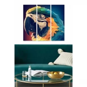 Image of MDF3305284 Multicolor Decorative MDF Painting (3 Pieces)