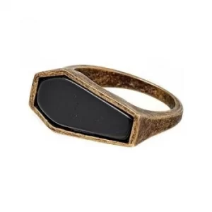 Image of Icon Brand Base metal Size Medium Tombstone Ring