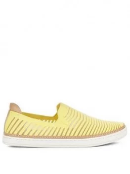 Image of Ugg Sammy Chevron Plimsoll - Yellow