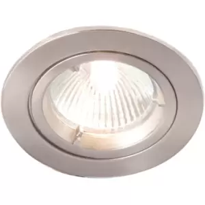 Image of Robus Fixed GU/GZ10 IP20 Non-Integrated Downlight Brushed Chrome - R201SC-13