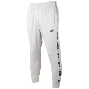 Image of Nike Repeat Logo Jogging Bottoms Mens - White