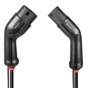 Image of Lindy 30110 electric vehicle charging cable Black Type 1 Type 2 3 5 m