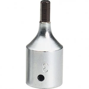 Image of Elora 1/4" Drive Hexagon Socket Bit Metric 1/4" 3mm