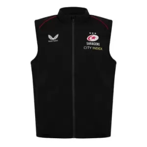 Image of Castore Saracen Training Gilet Mens - Black