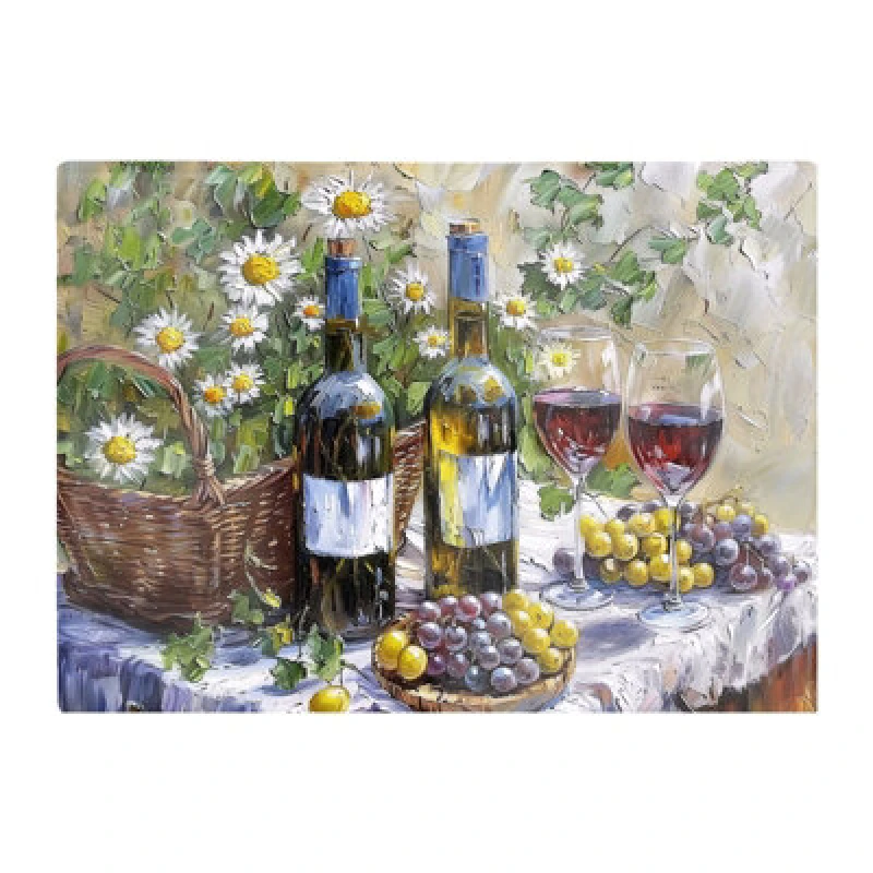 Image of Warren Reed Designer Vineyard Feast: Impressionist's Still Life Chopping Board