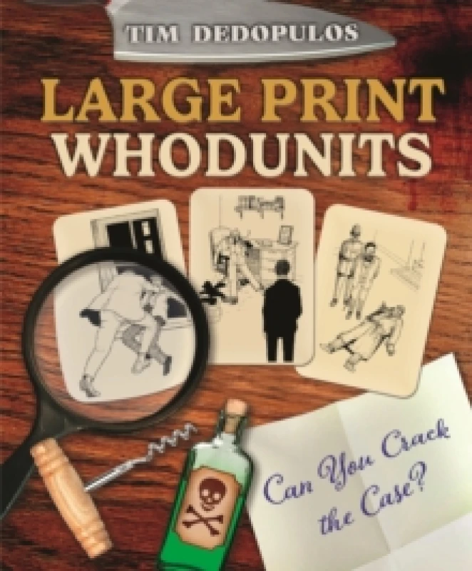 Image of Large Print Whodunits : Can You Crack the Case? Paperback / softback
