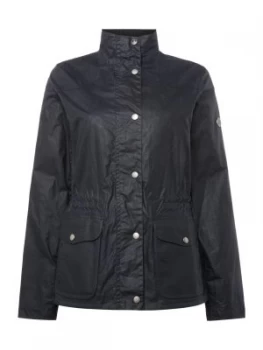 Image of Barbour Dover Wax Short Jacket Blue