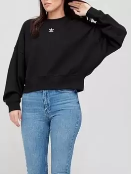 Image of adidas Originals Sweatshirt - Black, Size 8, Women