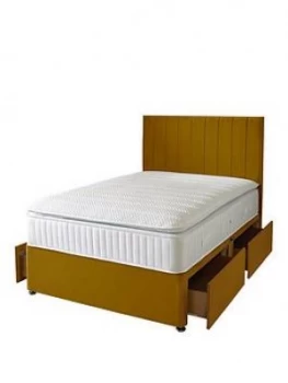 Image of Liberty 1000 Pocket Pillowtop Divan Bed With Storage Options