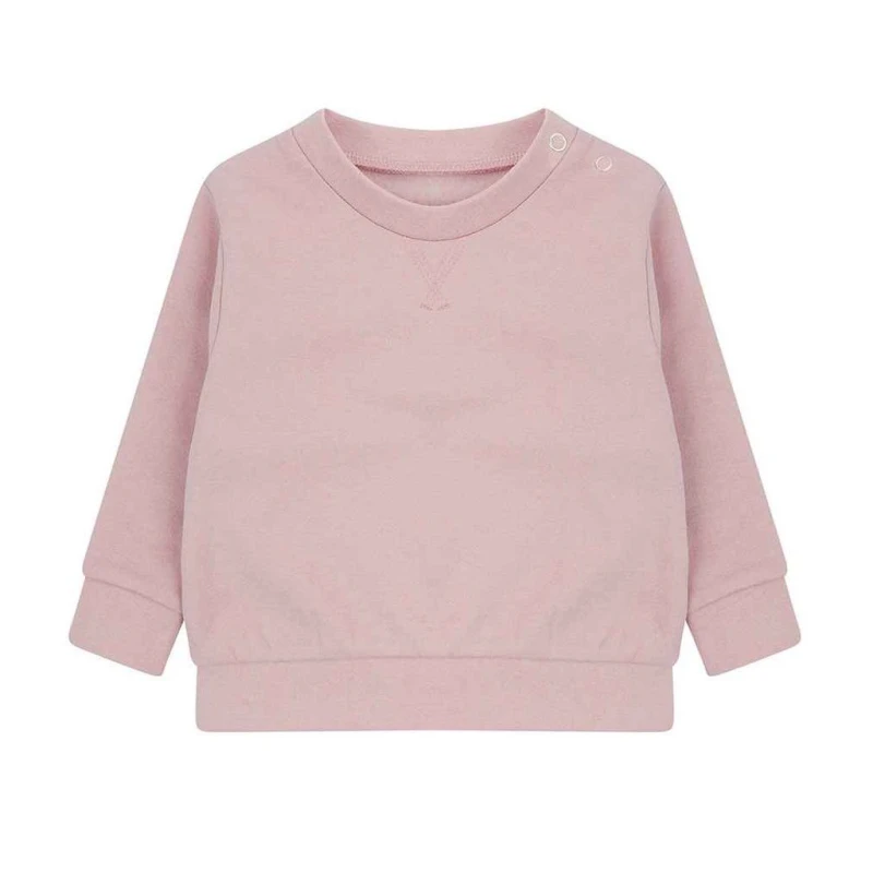 Image of Larkwood Plain Sweatshirt in Pink Size: 3-4 Years Pink Unisex 3-4 Years