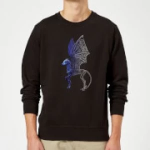 Image of Fantastic Beasts Tribal Thestral Sweatshirt - Black - XXL