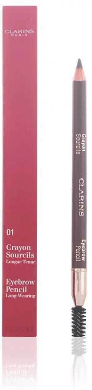 Image of Clarins Eyebrow Pencil 01 Dark Brown