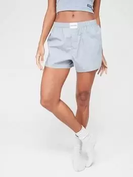 Image of Calvin Klein Pure Cotton Lounge Boxer Short - Grey, Size L, Women