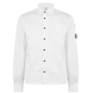 Image of CP COMPANY Lens Double Chest Shirt - White