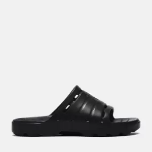 Image of Timberland All Gender Get Outslide Sandal In Black Product gender genderless, Size 7.5