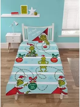 Image of The Grinch The Grinch Its That Time Again Duvet Set