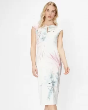 Image of Ted Baker Serendipity Printed Bodycon Dress