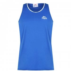 Image of Lonsdale Box Vest Mens - Blue/White